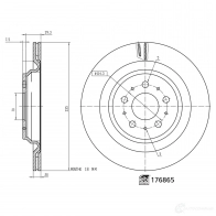Тормозной диск FEBI BILSTEIN NO KGV49 1438331136 176865 - Изображение 3