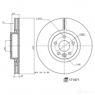 Тормозной диск FEBI BILSTEIN RPX9 RMO 171471 1437390452 - Изображение 3