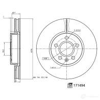 Тормозной диск FEBI BILSTEIN LA9P6H A 1437391061 171494 - Изображение 3