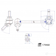 Стойка стабилизатора FEBI BILSTEIN 179468 YAWI0 F 1439887537 - Изображение 2