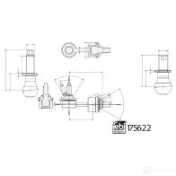 Стойка стабилизатора FEBI BILSTEIN DC2W G7 1437976962 175622 - Изображение 2