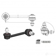 Стойка стабилизатора FEBI BILSTEIN 1439887646 180690 PMBI2 LG - Изображение 2