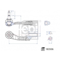 Рулевой наконечник FEBI BILSTEIN 1440299779 DZ7H LUR 183506