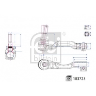 Рулевой наконечник FEBI BILSTEIN 183723 3 JJLM02 Bmw X6 (G06) 3 2019 – 2025