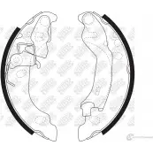 Тормозные колодки NIBK T ZECWV 1437122983 FN0586