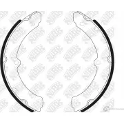 Тормозные колодки NIBK FN2295 3834378 OEM SO 4580266835128