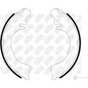 Тормозные колодки NIBK FKX8S JN 1437123095 FN6669