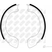 Барабанные колодки NIBK 4580270593939 FN8804 3834496 A A2LJ4N