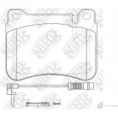 Тормозные колодки дисковые, комплект NIBK PN0037W WM VABMX Mercedes C-Class (S203) 2 Универсал 2.7 C 270 CDI (2016) 170 л.с. 2001 – 2007