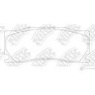 Тормозные колодки дисковые, комплект NIBK I HXDI PN0560 3835040