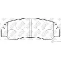 Тормозные колодки дисковые, комплект NIBK UAJ7 QJE 3835174 PN1109 4580270583015