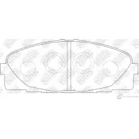 Тормозные колодки дисковые, комплект NIBK PN1516 4582431702822 AVY9 P11 3835262