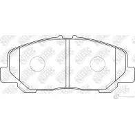Тормозные колодки дисковые, комплект NIBK 3835268 4582431706363 8TKQ 3 PN1527