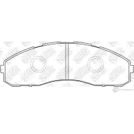 Тормозные колодки дисковые, комплект NIBK 4582431712654 JA C5O PN1553 3835275