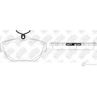 Тормозные колодки дисковые, комплект NIBK PN42002 W DYKJRD 4582431709715 3835466