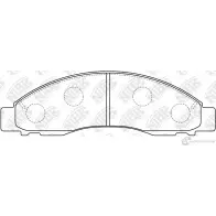 Тормозные колодки дисковые, комплект NIBK 4582409057299 V ZV53 PN5392 3835527