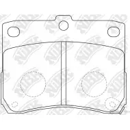 Тормозные колодки дисковые, комплект NIBK 3835604 O Q72QN 4580270584517 PN8436