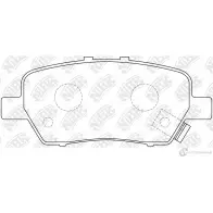 Тормозные колодки дисковые, комплект NIBK 4582409057565 PW1 BZ PN8506 Honda Stream 2 (RN3) 2006 – 2014