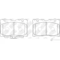 Тормозные колодки дисковые, комплект NIBK Honda Legend 4 (KB) 2004 – 2013 1J THZ 4582409053512 PN8801