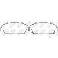 Тормозные колодки дисковые, комплект NIBK 1436738282 PN8814 NF CT8