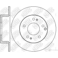 Тормозной диск NIBK B9F TYN Hyundai ix35 (LM, EL) 1 Кроссовер 2.0 GDi 4WD 166 л.с. 2013 – наст. время RN1176 4582409054175