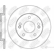 Тормозной диск NIBK E VV7SE RN1601 Kia Soul (PS) 2 2014 – 2019