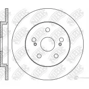 Тормозной диск NIBK Lexus CT (A10) 1 Хэтчбек RN1689 9CQX6U U
