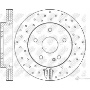 Тормозной диск NIBK MF 1O6 RN1696DSET Mercedes GLA (X156) 1 Кроссовер 2.1 GLA 200 CDI 4 matic (1502) 136 л.с. 2013 – наст. время