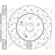 Тормозной диск NIBK RN1702DSET Mercedes GLE (W166, C292) 1 2015 – 2018 A2JQ A