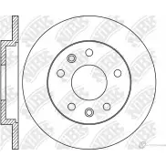 Тормозной диск NIBK 40 Z5RX 1270861306 RN1895