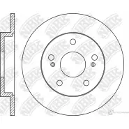 Тормозной диск NIBK QYX4 QX 1436738548 RN2037