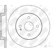 Тормозной диск NIBK RN2064 0 7GDF 1436738569
