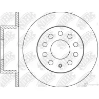 Тормозной диск NIBK Skoda Octavia (A7, 5E3) 3 Хэтчбек 1.6 TDI 115 л.с. 2017 – 2024 RN2121 9E W1T