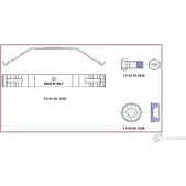 Ремкомплект колодок BERAL Smart UAC168 IWYYH O2 4044197531264