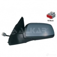 Наружное зеркало ALKAR Ford Mondeo 3 (GE, B5Y) Хэтчбек 2.5 V6 24V 170 л.с. 2000 – 2007 8424445100996 WSIOKE P 6127378