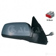 Наружное зеркало ALKAR Ford Mondeo 3 (GE, B5Y) Хэтчбек 3.0 V6 24V 204 л.с. 2004 – 2007 8424445101009 6128378 6E 43H