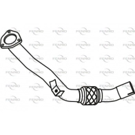 Выхлопная труба глушителя FENNO 6438013110296 P11029 Volkswagen Passat (B5) 3 Седан X 2XJZ