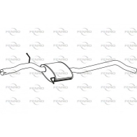 Резонатор FENNO Audi A4 (B8) 4 Седан 2.0 Tfsi Flexible Fuel 180 л.с. 2009 – 2015 6YWL4 Q P11065
