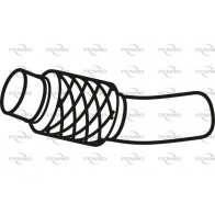 Выхлопная труба глушителя FENNO P14015 EB O78L8 Bmw X1 (E84) 1 Кроссовер 2.0 xDrive 20 d 184 л.с. 2012 – 2015