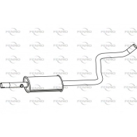 Выхлопная труба глушителя FENNO P38020 AE 22P7C Mitsubishi Colt 6 (Z3, Z2) 2002 – 2013