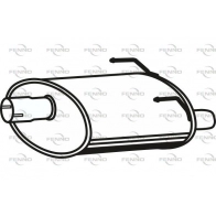 Глушитель FENNO Fiat Panda P23080 T3Q PH