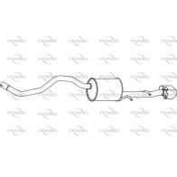 Глушитель FENNO Renault Clio (KH) 4 Универсал 1.5 dCi 75 л.с. 2013 – 2024 N KSWGX7 P49045