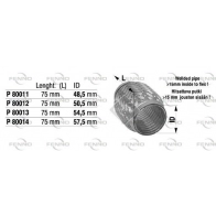 Гофра глушителя FENNO A8Y91 D P80013 1441020923