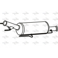 Катализатор СКВ FENNO 1441021154 P8808DPF 1T 01A2