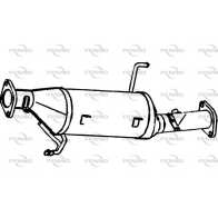 Сажевый фильтр FENNO RKN 9D Mitsubishi Pajero 4 (V8, V9) Внедорожник 3.2 DI D (V88W. V98W) 160 л.с. 2007 – 2024 P9880DPF