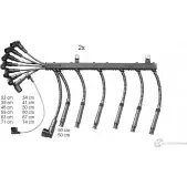 Высоковольтные провода зажигания Beru 0300891176 Bmw 8 (E31) 1 Купе 5.0 850 i.Ci 300 л.с. 1990 – 1994 0 300 891 176 ZEF1176