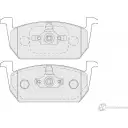 Тормозные колодки, дисковые, комплект Champion 573833CH JFOUVP4 1437136113 ZMQH 7