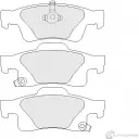 Тормозные колодки, дисковые, комплект Champion 573860CH 1437136139 WHBHVA5 TCCE 3O