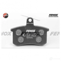 Тормозные колодки дисковые, комплект FENOX 2242784 VU U7W BP43141