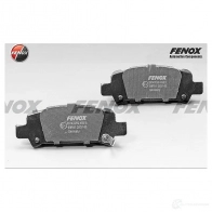 Тормозные колодки дисковые, комплект FENOX 2242902 QVOQ KK1 BP43259